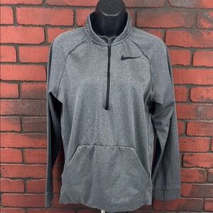 Nike Dri-FIT Women's Small Grey Quarter-Zip Activewear Top – Lightweight